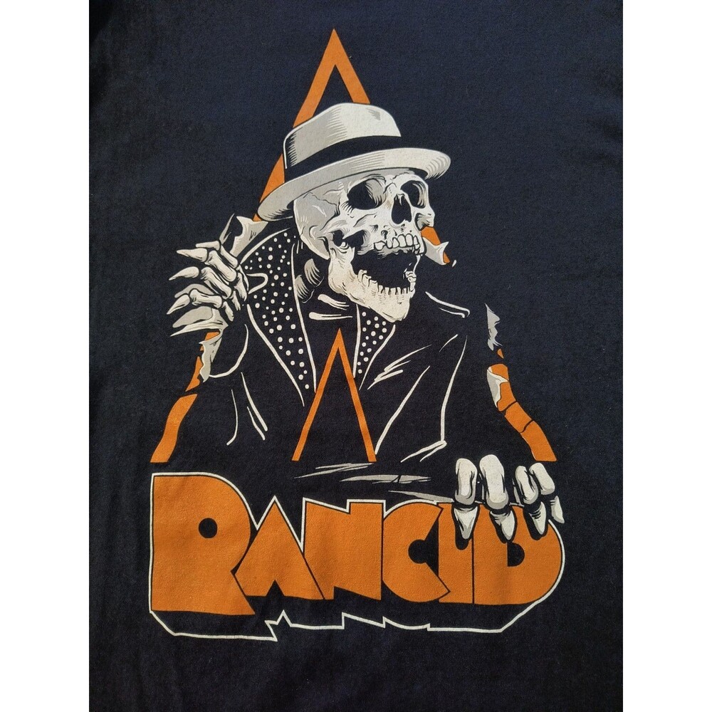 Rancid Logo "Skele-Tim Breakout" Shirt Size L